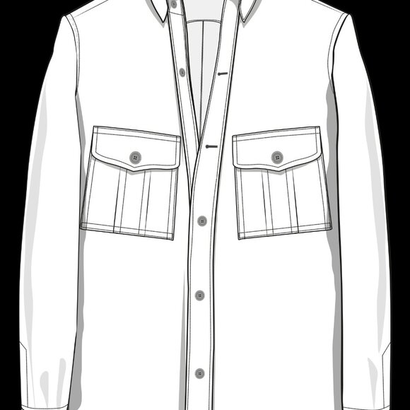 López Aragón linen shirt jacket (shacket) made in Spain - Picture 8 of 13